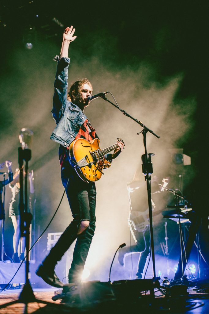 Live in the volkswagen Arena, Istanbul. Photo: Dara Munnis.
